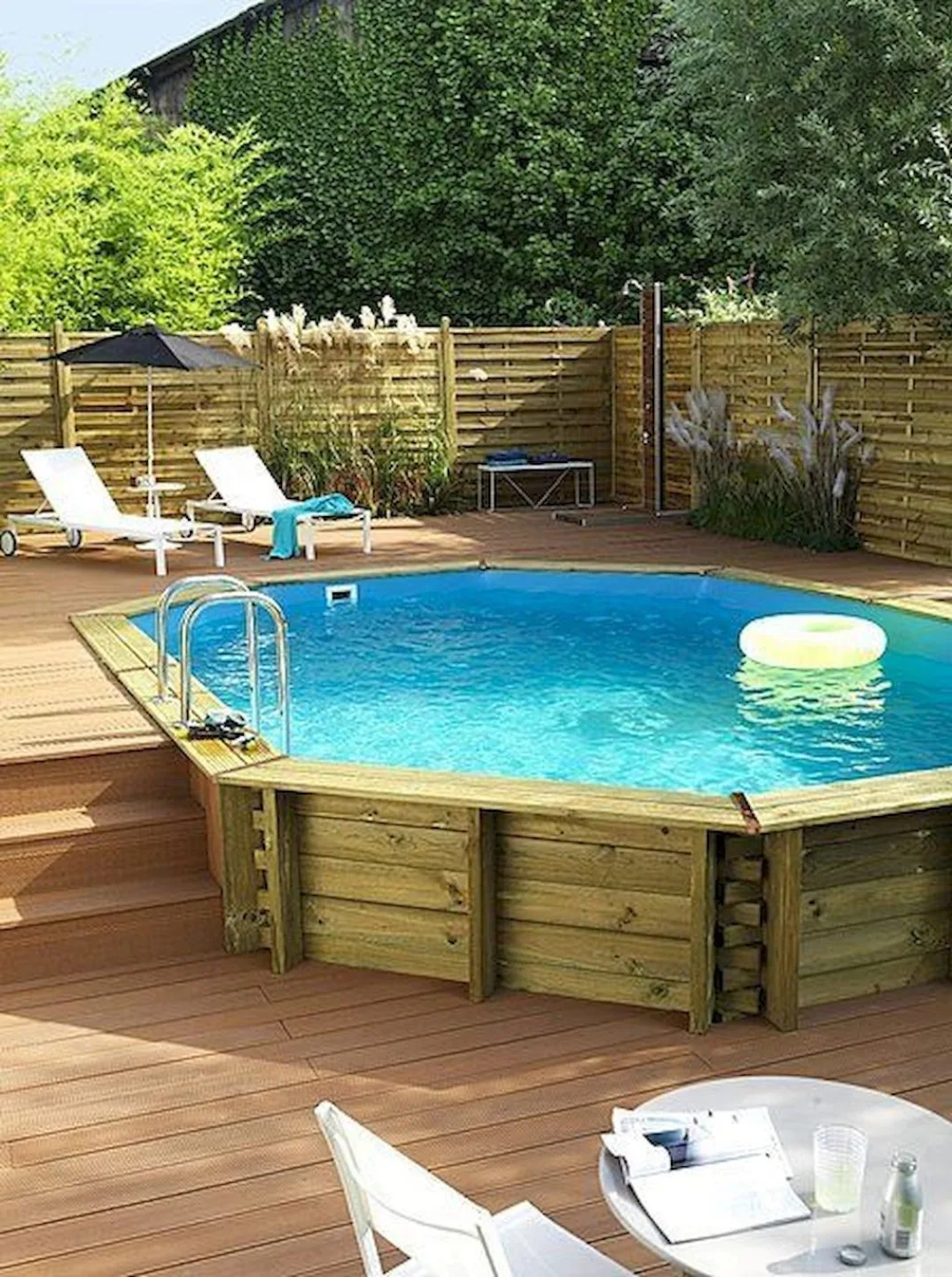 101 idées de piscine hors sol en bois - une solution économique pour l ...