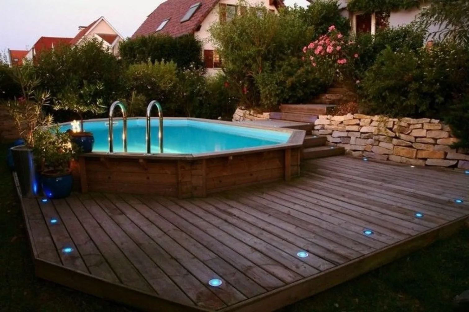 101 idées de piscine hors sol en bois - une solution économique pour l ...