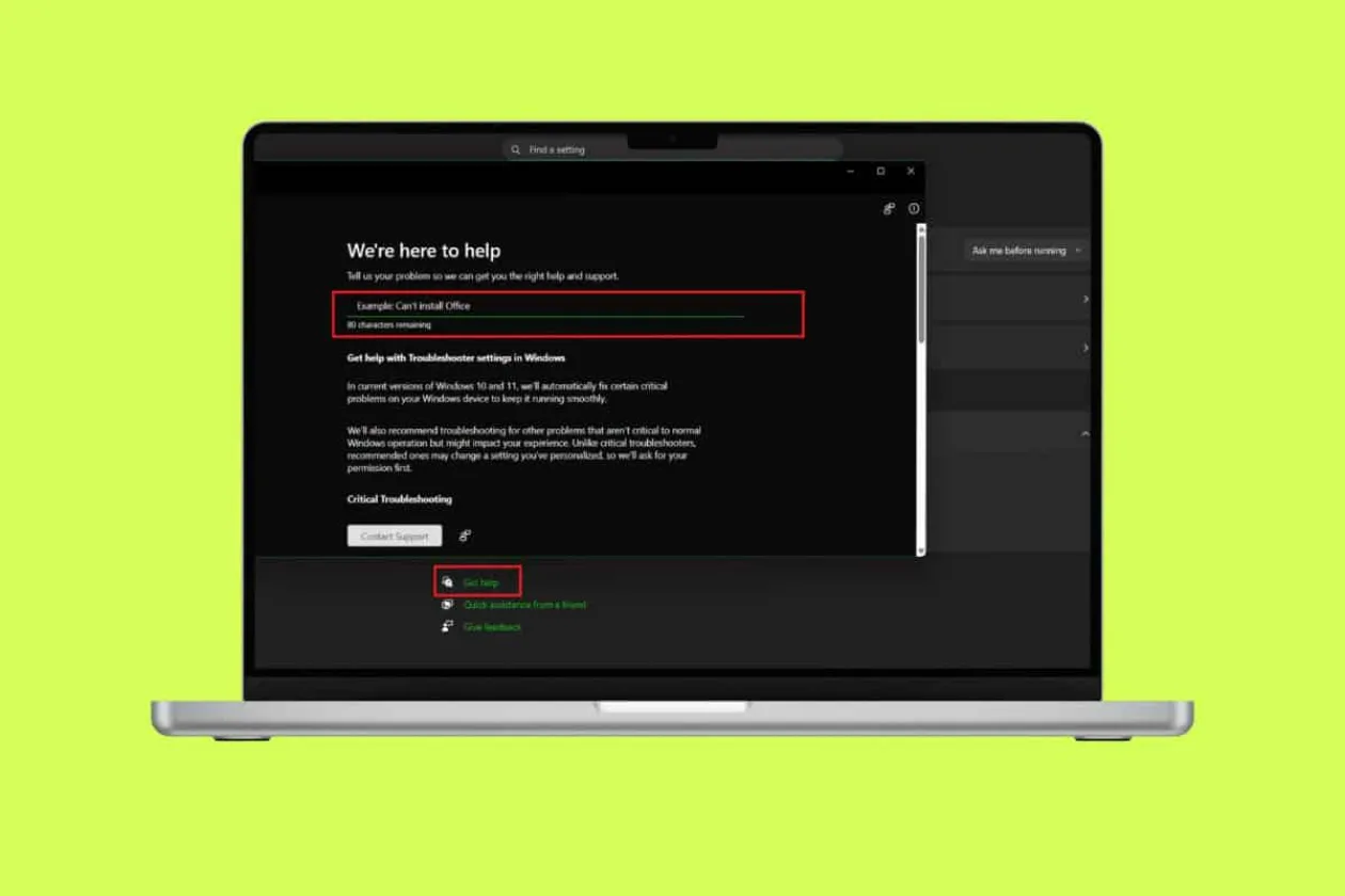 How to Get Help in Windows 11 – TechCult